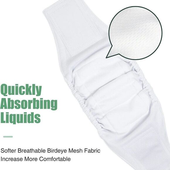 wegreeco Washable Male Dog Belly Band Washable Male Dog Belly Wrap Diaper - Picture 6 of 8